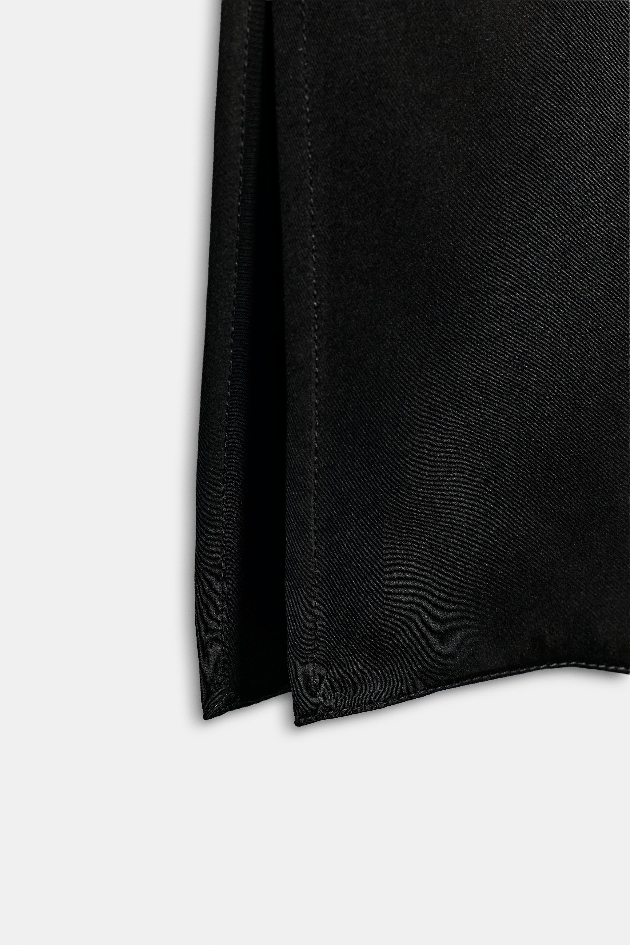 ZW COLLECTION ASYMMETRIC SATIN DRESS